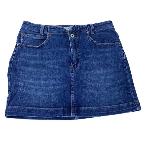 We The free 28 Jean skirt mini stretch denim with front pockets - Picture 1 of 3
